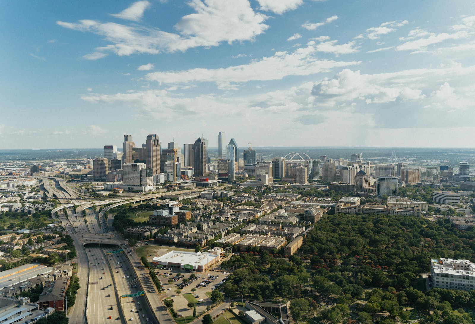 Dallas-Fort Worth skyline and defense manufacturing hub