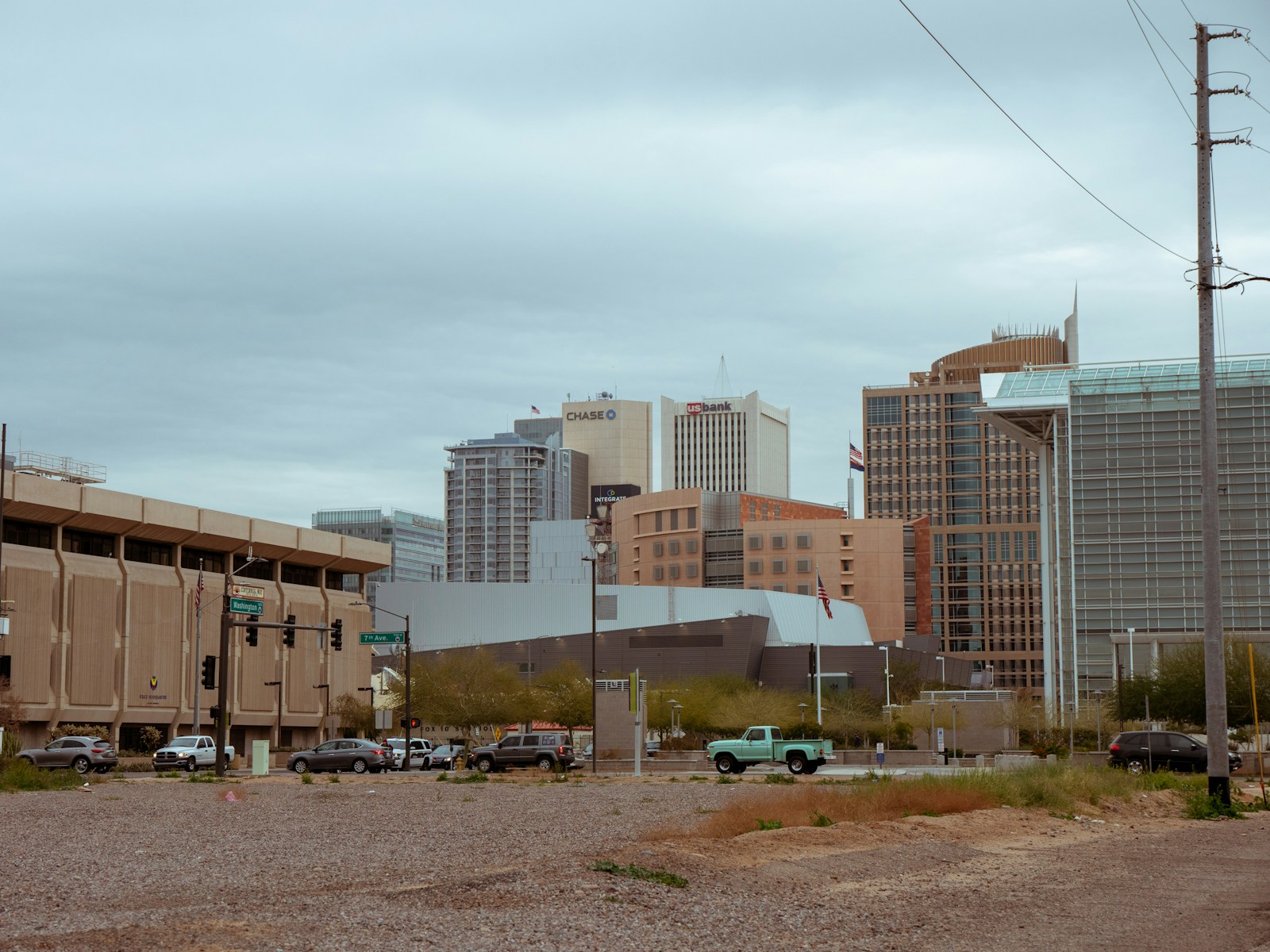 Phoenix skyline and semiconductor manufacturing hub